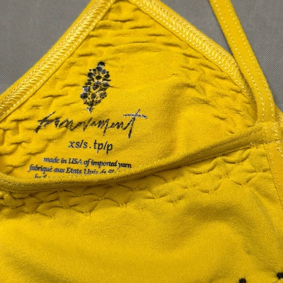 Free People - Sunny Yellow Mesh Bralette - Picture 4 of 4